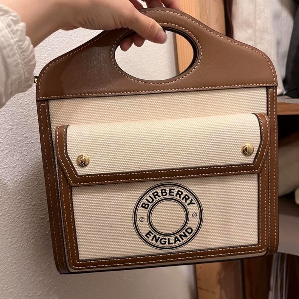 Burberry pocket handbag